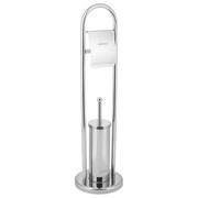 Szczotka toaletowa do WC z uchwytem na papier KINGHOFF KH-3221