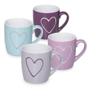 Komplet 4 kubków ceramicznych 350ml ORION 126968x4