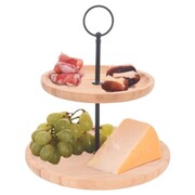 Patera 2-poziomowa drewniana EXCELLENT HOUSEWARE 150108