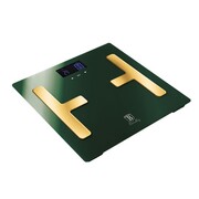 Szklana waga łazienkowa z funkcją pomiaru tkanki tłuszczowej BMI BERLINGER HAUS Emerald BH-9108