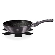 Patelnia wok granitowa 28cm BERLINGER HAUS Metallic Line Carbon Pro BH-6900