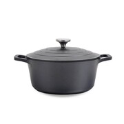 Garnek z pokrywką czarny 20cm 2.5L czarny MAESTRO MR-4520