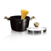 Garnek do makaronu 24cm 6.0L BERLINGER HAUS Ebony Maple BH-1709