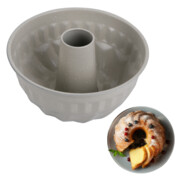 Forma do pieczenia babki wielkanocnej Ø22 cm, stal węglowa, marmurkowa, beżowa, KINGHOFF KH-1993