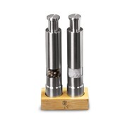 Zestaw 2 młynków ręcznych do pieprzu i soli BERLINGER HAUS Black Silver BH-7783