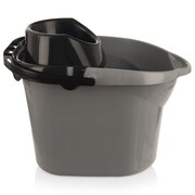 Wiadro do mopa duże szare wiaderko GREY 12L ORION 721130