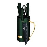 Komplet noży w stojaku 7-ele BERLINGER HAUS Emerald BH-2580