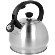 Czajnik na gaz stalowy z gwizdkiem 1.8L indukcja czarny satynowy BRUNBESTE BB-2434