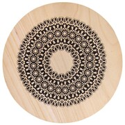 Drewniana podkładka pod garnek 20cm mandala ORION 710778