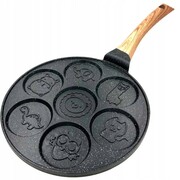 Patelnia do smażenia placków jajek 26cm 7 wzorów pancakes zwierzątka KRISBERG KS-5120