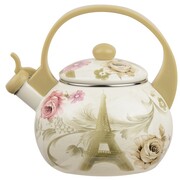 Czajnik emaliowany z gwizdkiem, 2L, Paris, KINGHOFF, KH-2038
