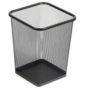 Kosz na śmieci z siatki do pokoju łazienkowy czarny kwadratowy BLUBERG BBG-1305