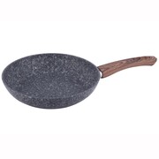 Patelnia granitowa imitacja drewna 30cm indukcja KAMILLE KM-4164