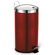 Kosz na śmieci 20L stal nierdzewna BERLINGER HAUS Metallic Line Burgundy BH-6424