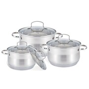 Zestaw garnków garnki komplet 6-ele 2.1L / 2.9L / 3.9L MAESTRO MR-3512-6M