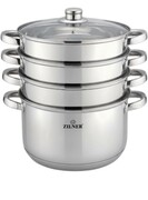 Garnek do gotowania na parze 22 cm parowar garnki 5 elementów ZILNER ZL-9708