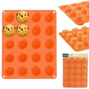 Forma do pieczenia 20 mini muffinek babeczek babeczki silikonowa pomarańczowa SILLINIE ORION 151764