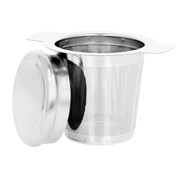Zaparzacz do kawy herbaty sitko z pokrywką na kubek szklankę metalowy 7.5cm BRUNBESTE BB-1179