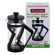 Zaparzacz szklany french press do herbaty kawy 350ml KAMILLE KM-0775S