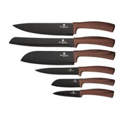 Zestaw noży 6 ele. BERLINGER HAUS Forest Line mahogany BH-2284a