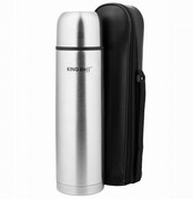 Termos stalowy z pokrowcem 0,35L KINGHOFF KH-4051