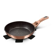 Patelnia z powłoką granitową 28cm BERLINGER HAUS Metallic Rosegold BH-1834