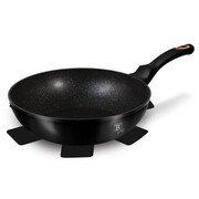 Wok granitowy 30cm BERLINGER HAUS Black Rose BH-6178