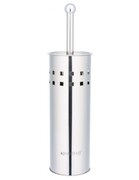 Szczotka do wc z pojemnikiem ze stali nierdzewnej KINGHOFF KH-3220