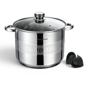 Garnek stalowy gastronomiczny gastro duży 28CM 13.5L indukcja MASTERPAN MP-5147