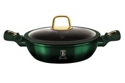 Garnek tytanowy niski 3.8L 28cm BERLINGER HAUS Metallic Line Emerald BH-6060