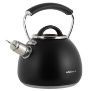 Czajnik tradycyjny z gwizdkiem na gaz indukcja czarny 2.5L OFENBACH OB-100311