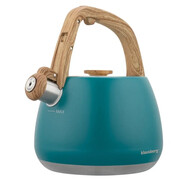 Czajnik z gwizdkiem, tradycyjny, 2,5L, turkusowy, KLAUSBERG, KB-9040