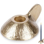 Świecznik aluminiowy złoty 9x7.5x4cm HOME STYLING COLLECTION 569795