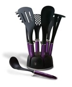 Zestaw przyborów kuchennych 7 ele. BERLINGER HAUS Purple Eclipse BH-6323