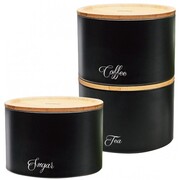 Zestaw pojemników kuchennych kawa herbata cukier KLAUSBERG KB-7506