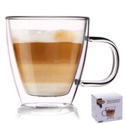 Szklanka termiczna z podwójną ścianką do kawy 180ml ORION 127201