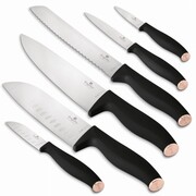Zestaw 6 noży kuchennych BERLINGER HAUS Black Rose BH-2949