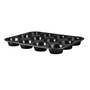 Forma do pieczenia muffinów x12 BERLINGER HAUS Black Professional BH-1436