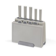 Zestaw noży + desek na podstawce komplet noże kuchenne MAESTRO MR-1412-GREY
