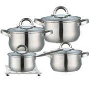 Zestaw garnków garnki komplet 9-ele 1.5L / 2L / 3L / 5L MAESTRO MR-2021