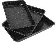Zestaw 3 form blach do pieczenia Non-stick BRUNBESTE BB-1025