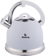Czajnik stalowy z gwizdkiem tradycyjny indukcja biały duży 3L BLUBERG BBG-2804-WH