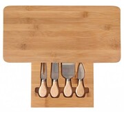 Deska do krojenia i serwowania serów z przyborami 5 ele. KINGHOFF KH-1567