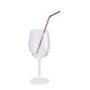 Komplet metalowych słomek do picia 6 elementów BERLINGER HAUS Rose Gold BH-2982