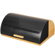 Chlebak drewniany z metalową pokrywą bezkolizyjną BRUNBESTE BB-2751