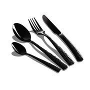 Komplet sztućców 24-ele błyszczące BERLINGER HAUS Shiny Black BH-2618na