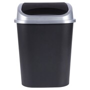 Kosz na śmieci odpady śmietnik pojemnik plastikowy czarny 25L VILDE 779072