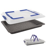 Forma / blacha do pieczenia z pokrywą grande 42x29cm ORION 123799