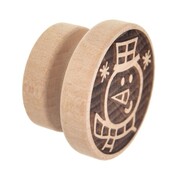 Stempel do dekorowania ciastek dekorator drewniany bałwan ORION 127436