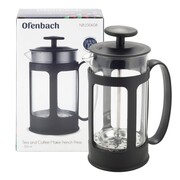 Zaparzacz szklany do herbaty ziół kawy 350ml dzbanek french press OFENBACH OB-100608